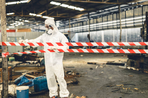 Professional Sewage Cleanup technician working in Cave Creek, AZ